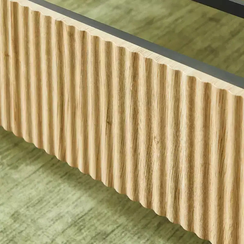 GDFStudio Opaline Farmhouse Wooden Bed with Headboard