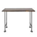 RESTORE Boulder Black Solid Live Edge Wood Console Table by Pipe Decor