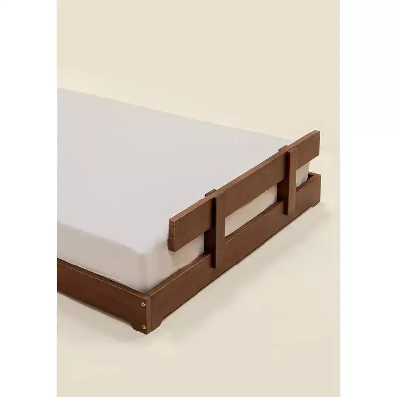Coco Village - Wooden Bed Frame Rail - Walnut