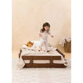 Coco Village - Wooden Bed Frame Rail - Walnut