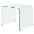 Coffee Table Clear Tempered safety glass Small Modern