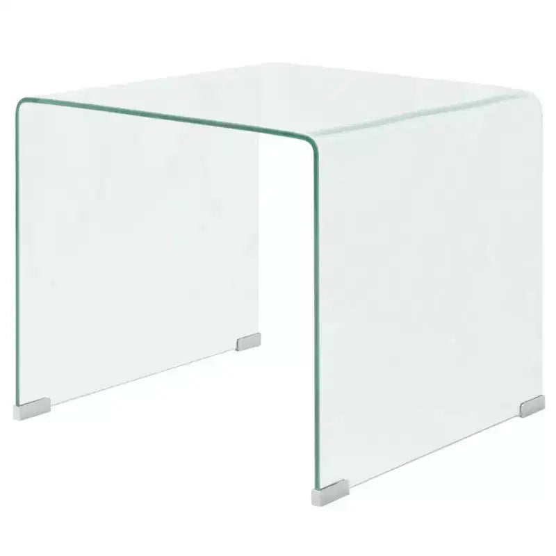 Coffee Table Clear Tempered safety glass Small Modern
