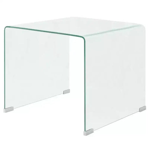 Coffee Table Clear Tempered safety glass Small Modern