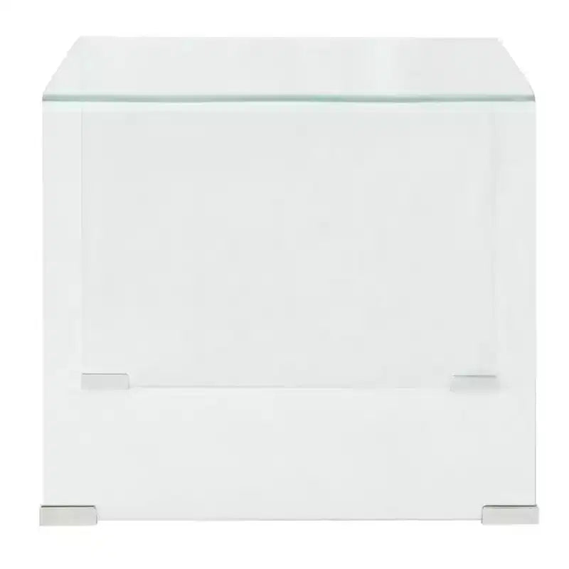 Coffee Table Clear Tempered safety glass Small Modern