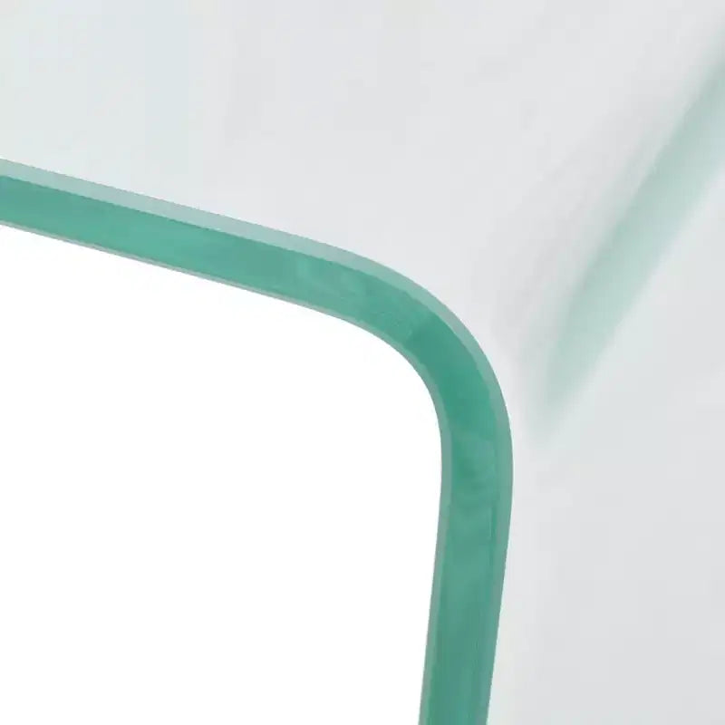 Coffee Table Clear Tempered safety glass Small Modern