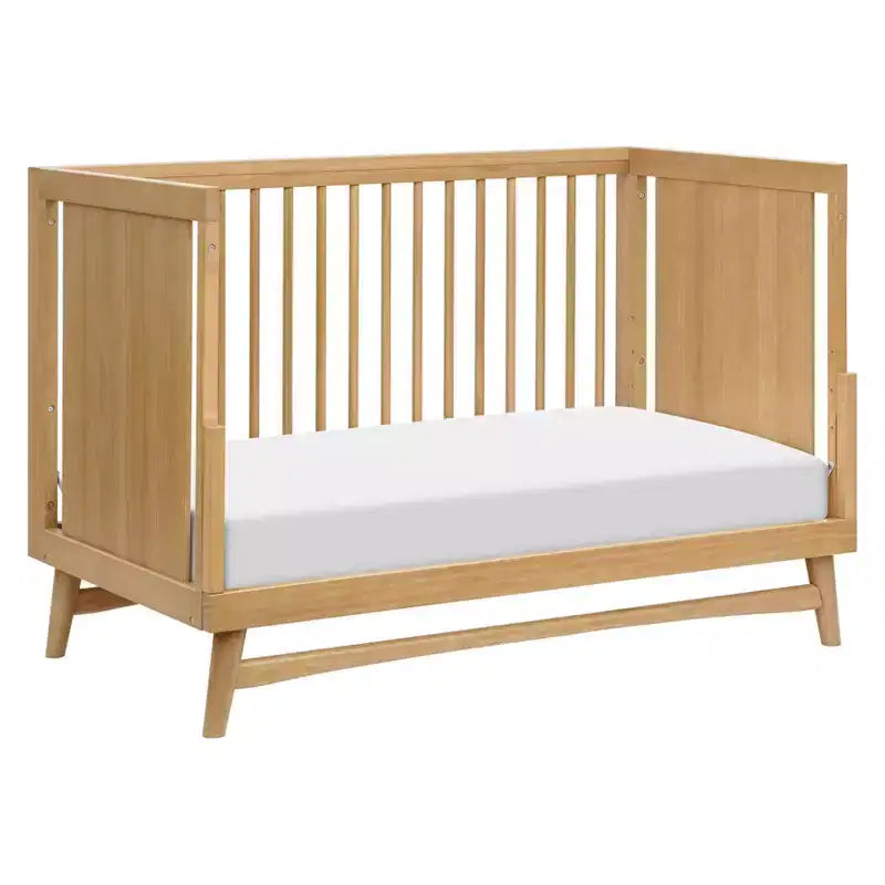 Babyletto Peggy Mid-Century 3-in-1 Convertible Crib with Toddler Bed Conversion Kit