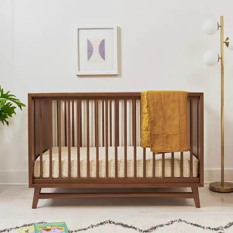 Babyletto Peggy Mid-Century 3-in-1 Convertible Crib with Toddler Bed Conversion Kit