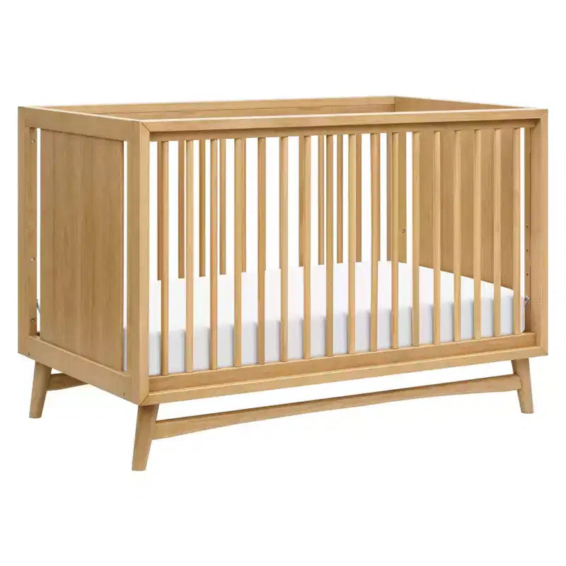 Babyletto Peggy Mid-Century 3-in-1 Convertible Crib with Toddler Bed Conversion Kit