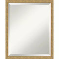Mila Beveled Wood Framed Bathroom Vanity Wall Mirror