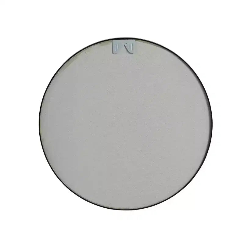 Okak 24IN Modern Bathroom Mirror with Aluminum Alloy Frame, Round Mirror, Vanity Mirror for Living Room, Bathroom, Bedroom, Black