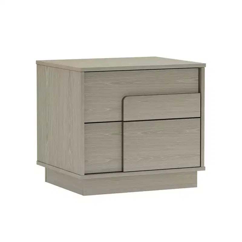 GDFStudio Horiz Modern 2-Drawer Nightstand