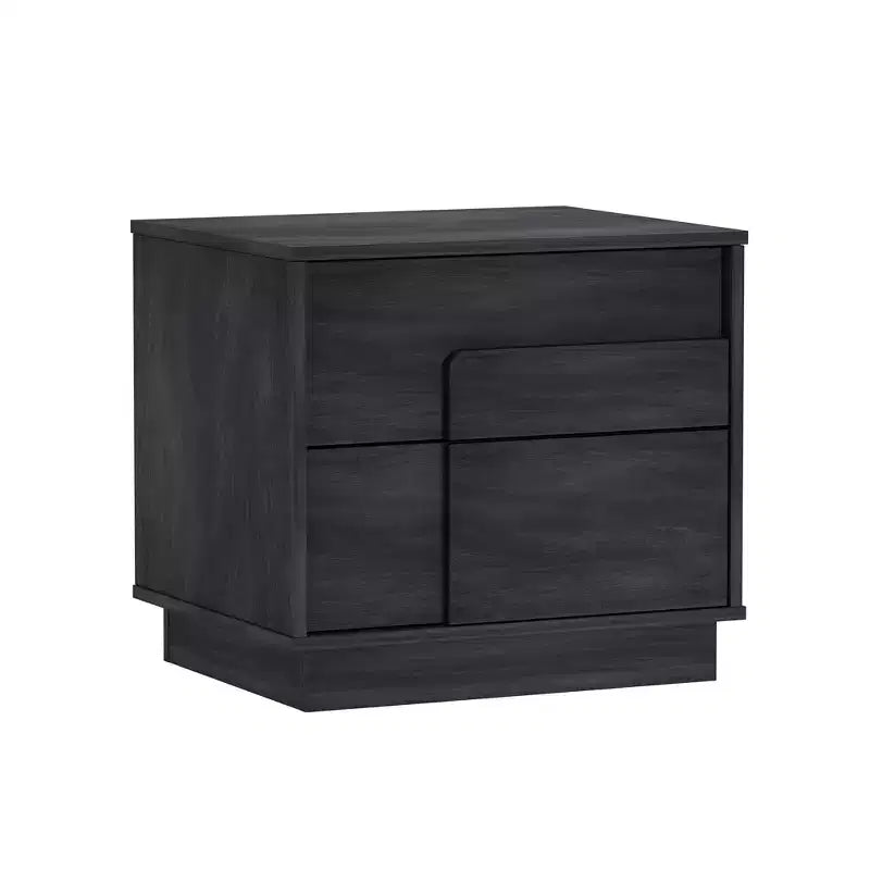 GDFStudio Horiz Modern 2-Drawer Nightstand