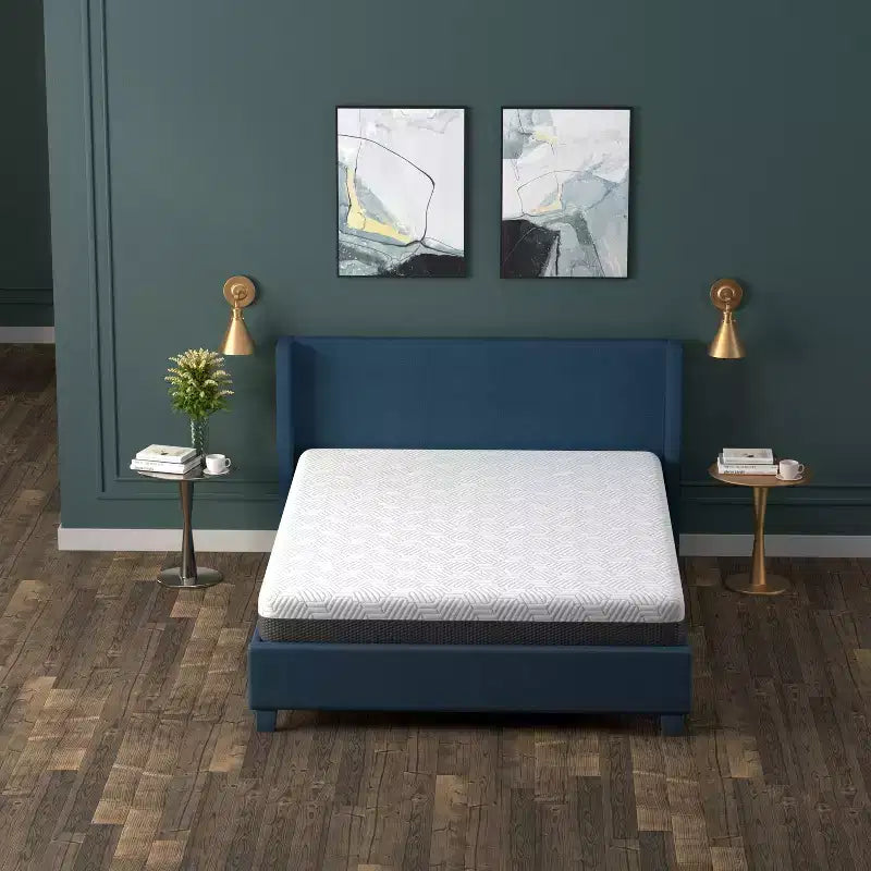 Okak Medium-Firm Memory Foam Mattress with Cooling Cover, Breathable Mattress in a Box, Mattress with CertiPurUS Certified