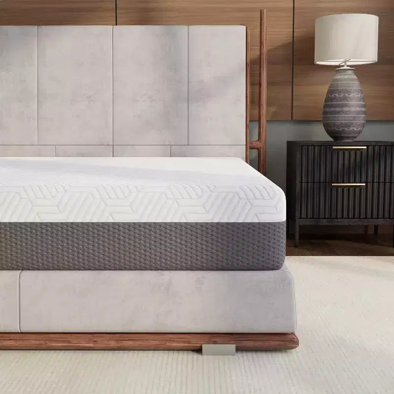 Okak Medium-Firm Memory Foam Mattress with Cooling Cover, Breathable Mattress in a Box, Mattress with CertiPurUS Certified