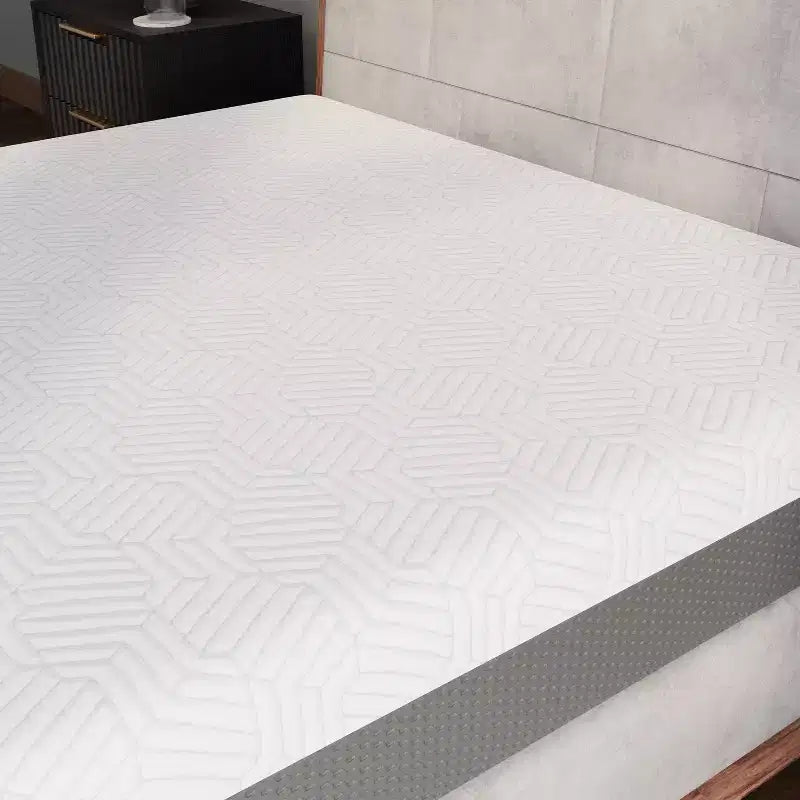 Okak Medium-Firm Memory Foam Mattress with Cooling Cover, Breathable Mattress in a Box, Mattress with CertiPurUS Certified