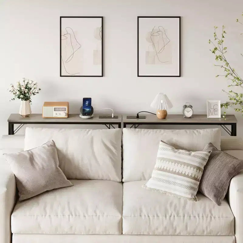 GustoWave 39.4 Narrow Entryway Table, Narrow Behind Couch Table, Slim Console Table for Small Spaces, Living Room