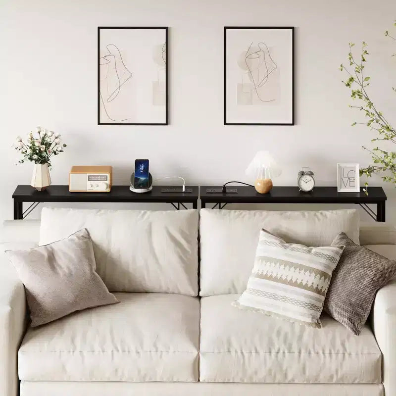 GustoWave 39.4 Narrow Entryway Table, Narrow Behind Couch Table, Slim Console Table for Small Spaces, Living Room