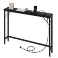 GustoWave 39.4 Narrow Entryway Table, Narrow Behind Couch Table, Slim Console Table for Small Spaces, Living Room