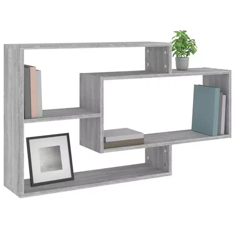 vidaXL Wall Shelf Sonoma Oak Engineered wood 40.9 x 7.9 x 23.0 in