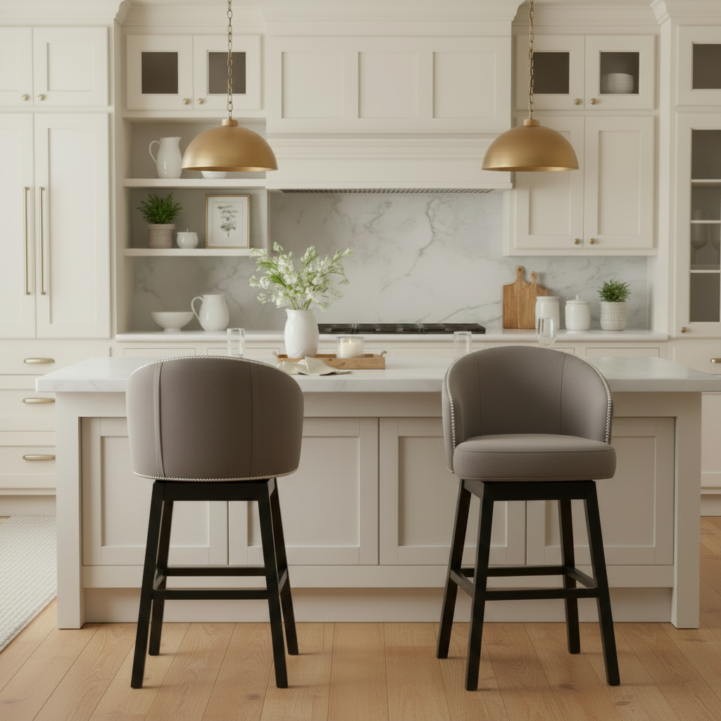 Tabourets de bar pivotants