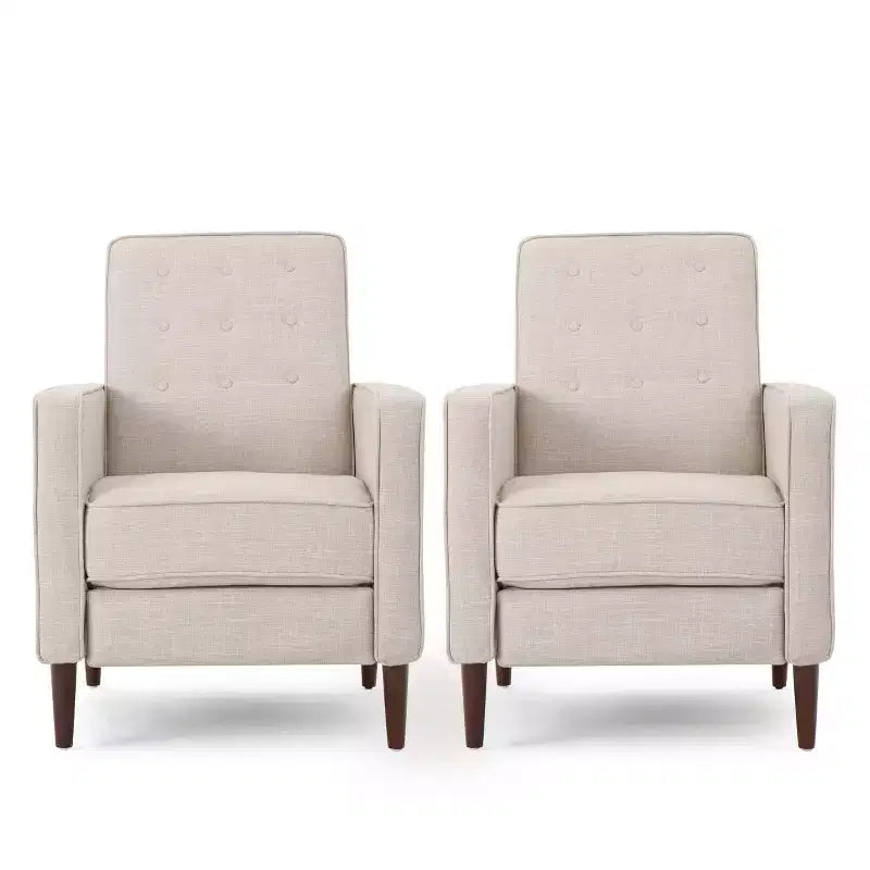 Set of 2 Mervynn Mid-Century Recliner - Christopher Knight Home