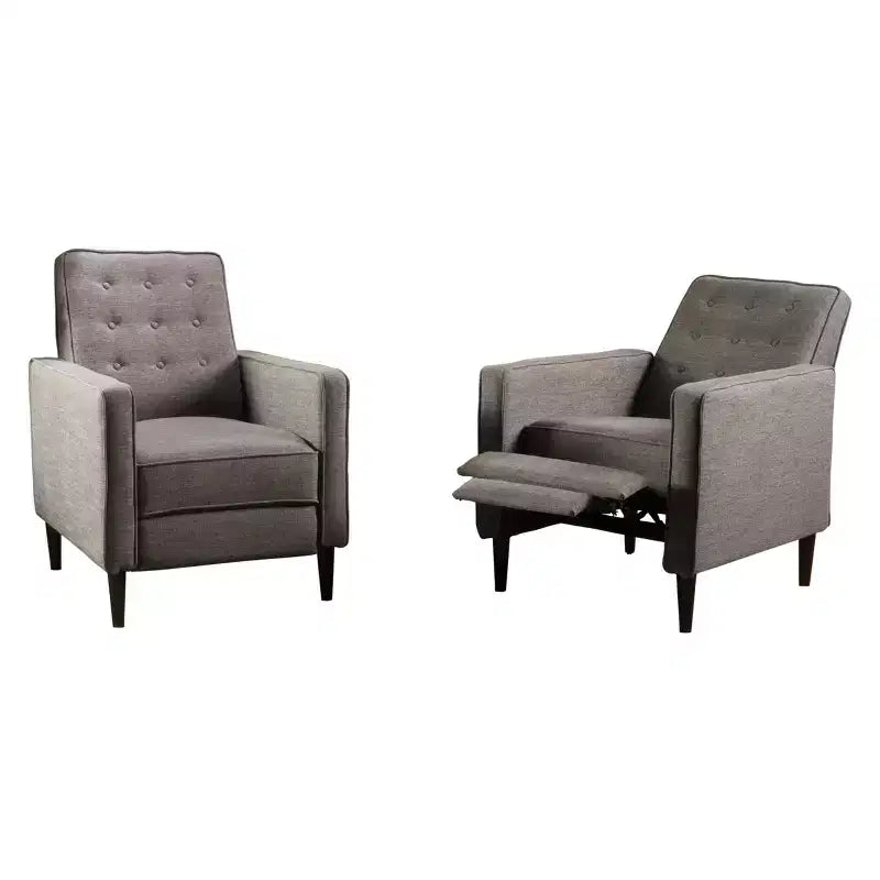 Set of 2 Mervynn Mid-Century Recliner - Christopher Knight Home