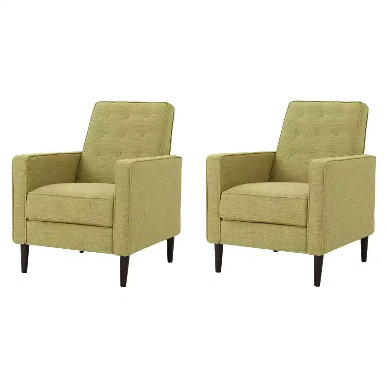 Set of 2 Mervynn Mid-Century Recliner - Christopher Knight Home