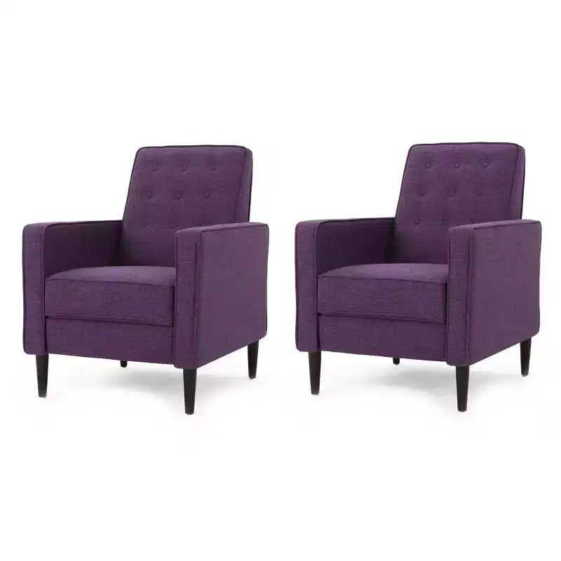 Set of 2 Mervynn Mid-Century Recliner - Christopher Knight Home