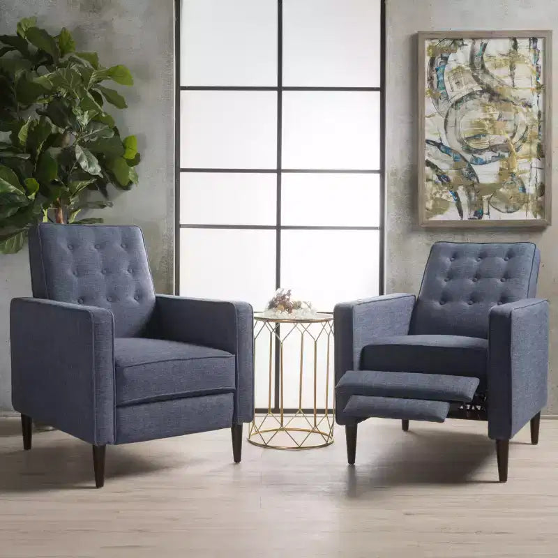Set of 2 Mervynn Mid-Century Recliner - Christopher Knight Home