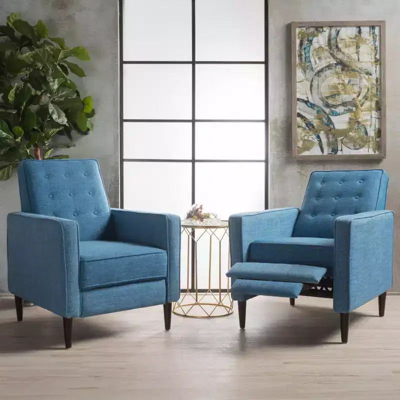 Set of 2 Mervynn Mid-Century Recliner - Christopher Knight Home