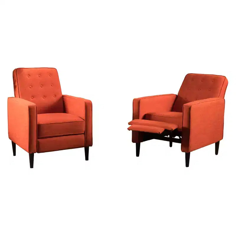 Set of 2 Mervynn Mid-Century Recliner - Christopher Knight Home