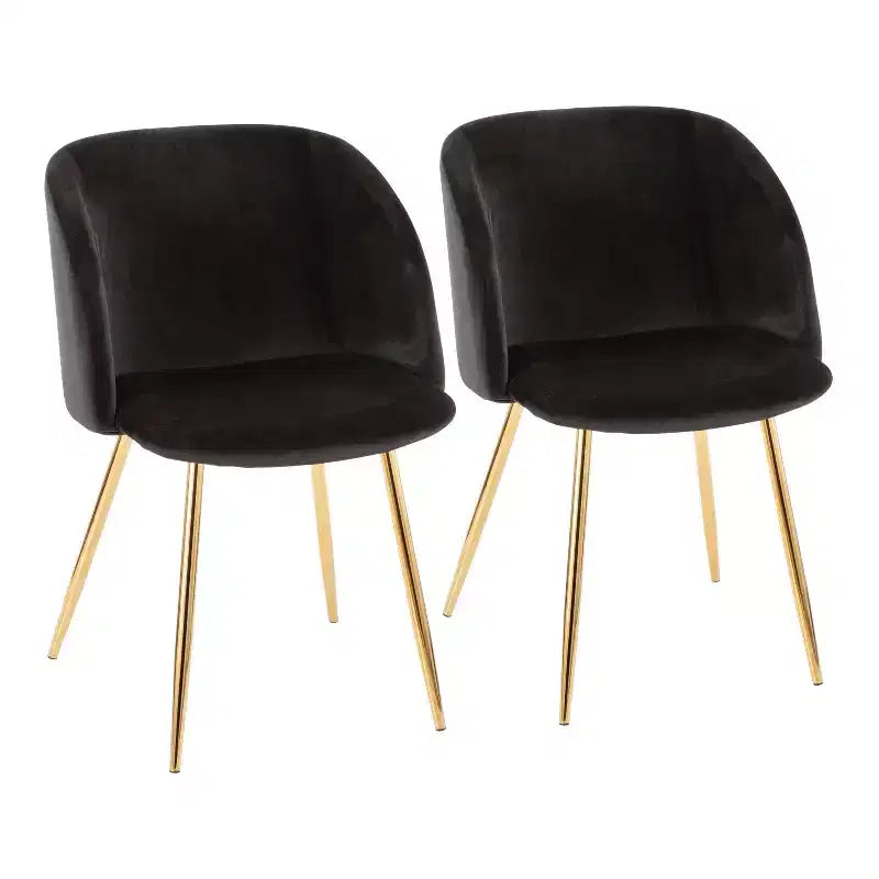 Set of 2 Fran Contemporary Dining Chairs - LumiSource
