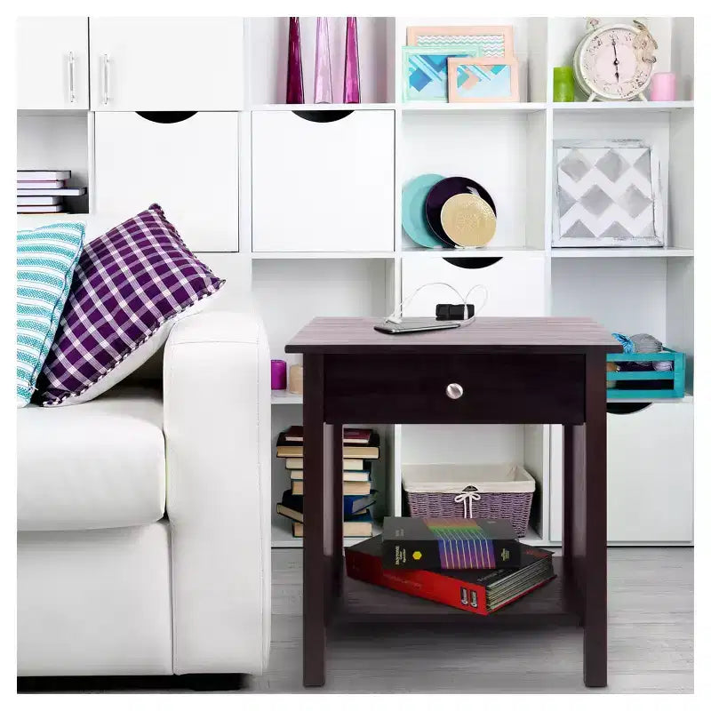 35.1 Nightstand with Usb Port - Flora Home